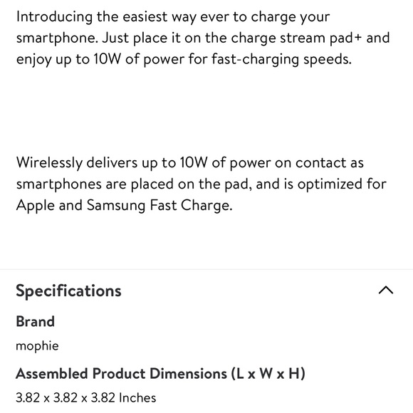 mophie wireless charge stream pad plus - Picture 6 of 6